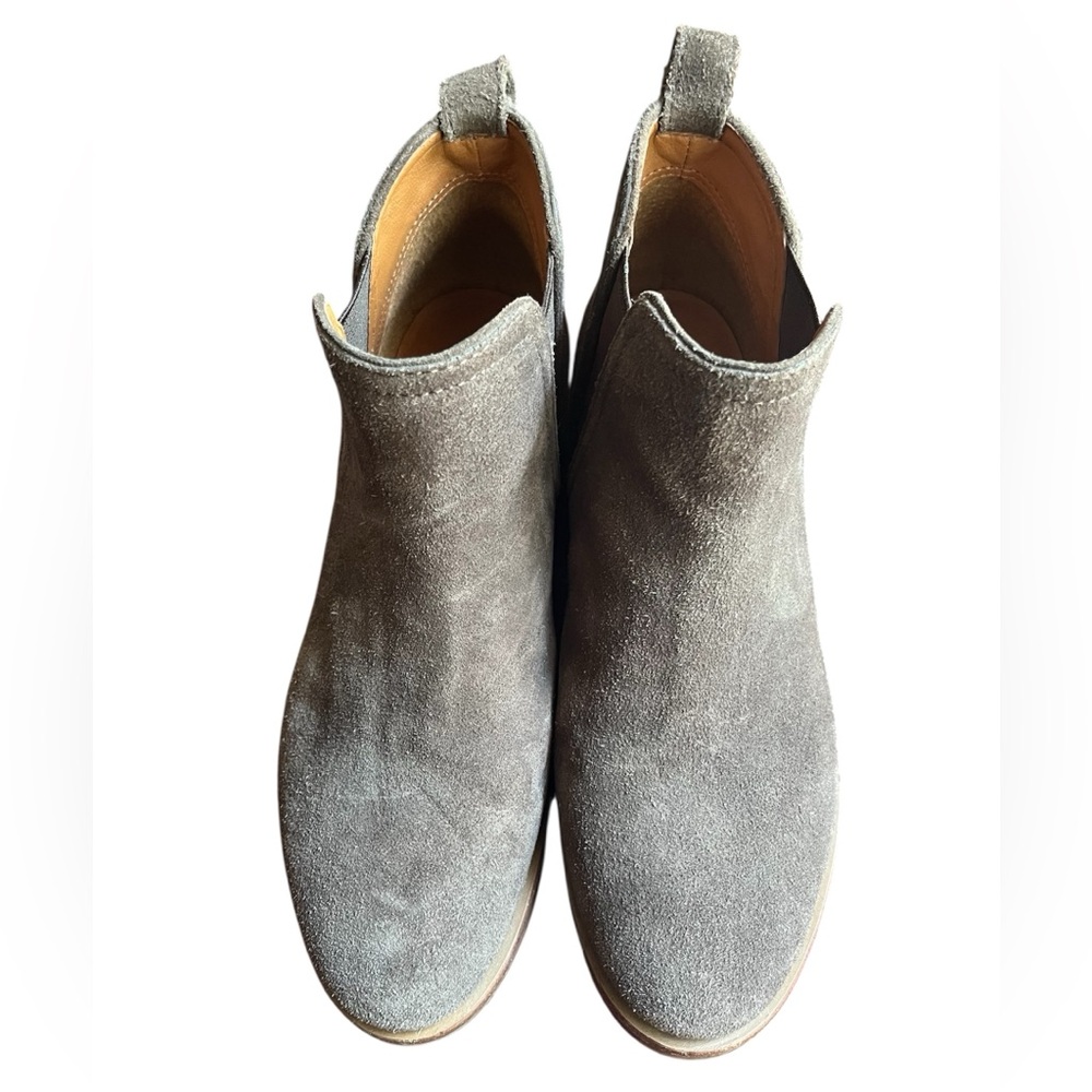 Lucky Brand Benissa Leather Suede Ankle Booties Size 7M